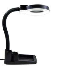 5X 10X Лупа увеличительное стекло настольная лампа Инструменты для ремонта с 40 светодиодный светильник L15