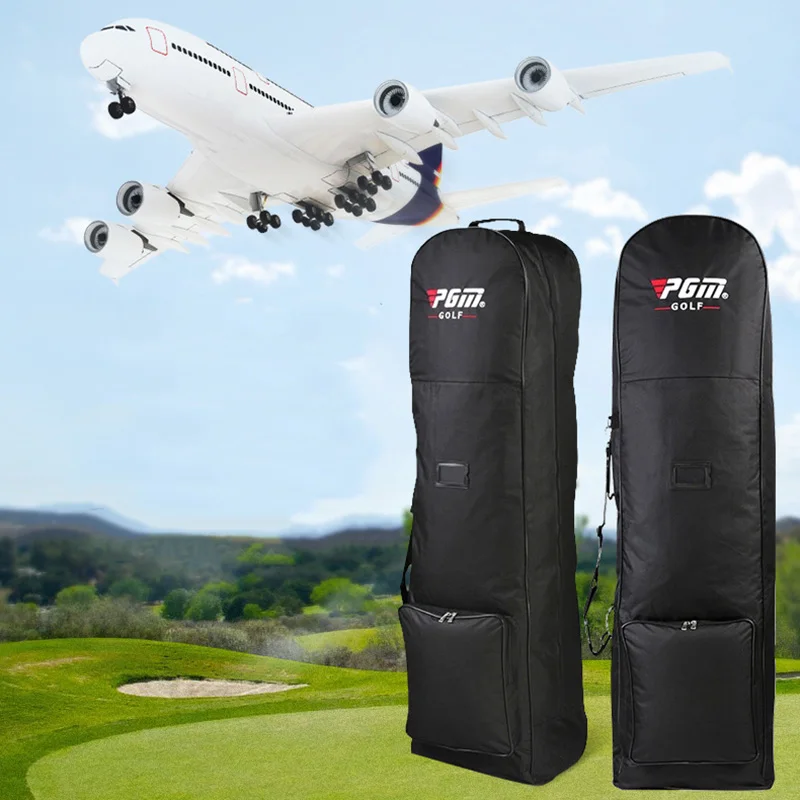 

Golf Bag Travel With Wheels Large Capacity Storage Bag Foldable Airplane Travelling Bags Black Folding Golf Aviation Bag D0053