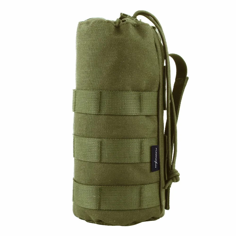Тактическая Сумка для бутылки с водой MOLLE военная поясная сумка чайника на шнурке