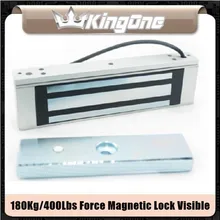180 кг/400lbs сила магнитный замок виден для одной деревянная Стекло металлические двери противопожарные электромагнитных магнитный замок