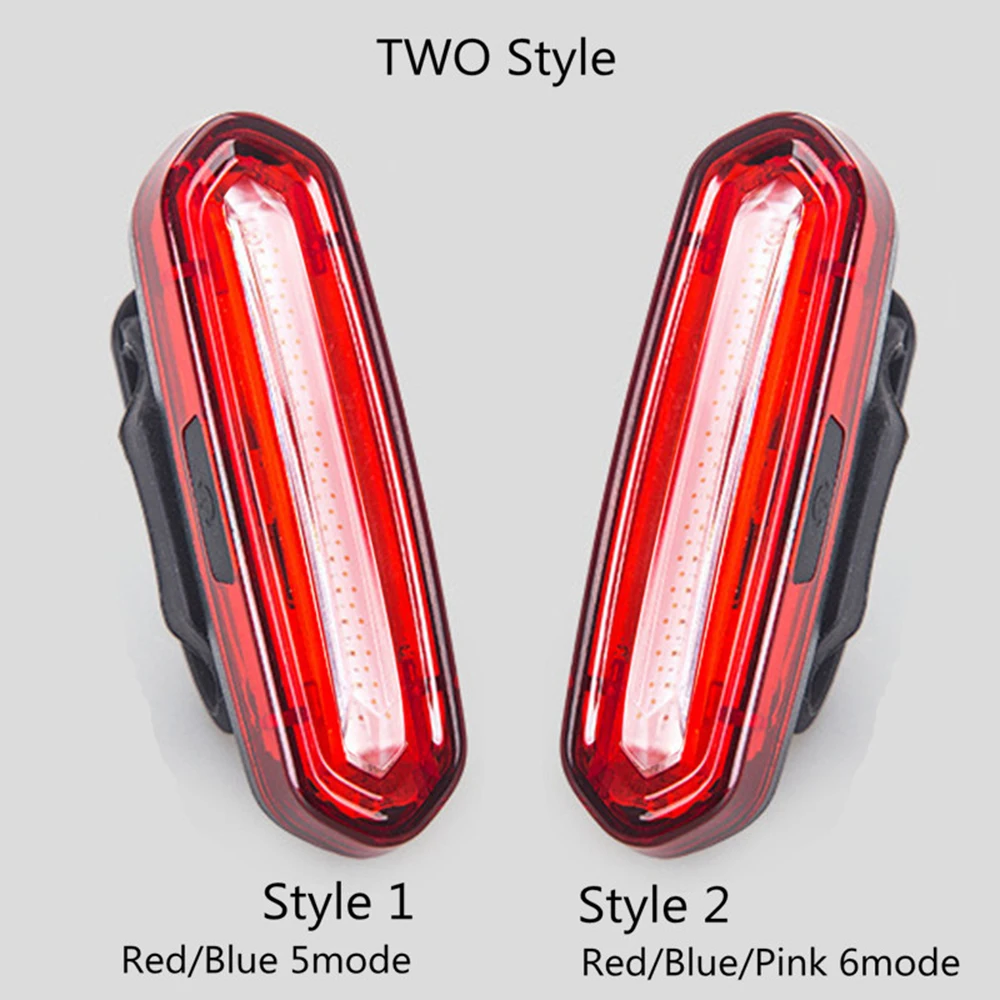 Discount 120 Lumens USB Rechargeable Bike Rear Light Cycling Tail Light Waterproof MTB Bicycle Road Bike Night Light Cycling Safety Tools 2