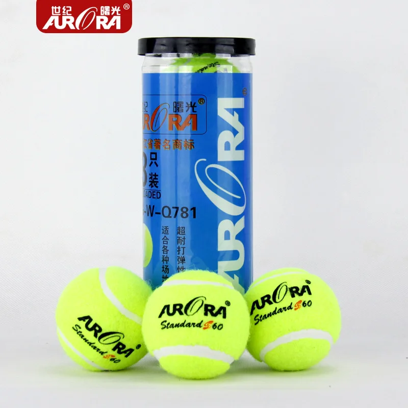 Natural Rubber + Synthetic Wool Fiber Entry level Tennis balls for Children playing Dog Training