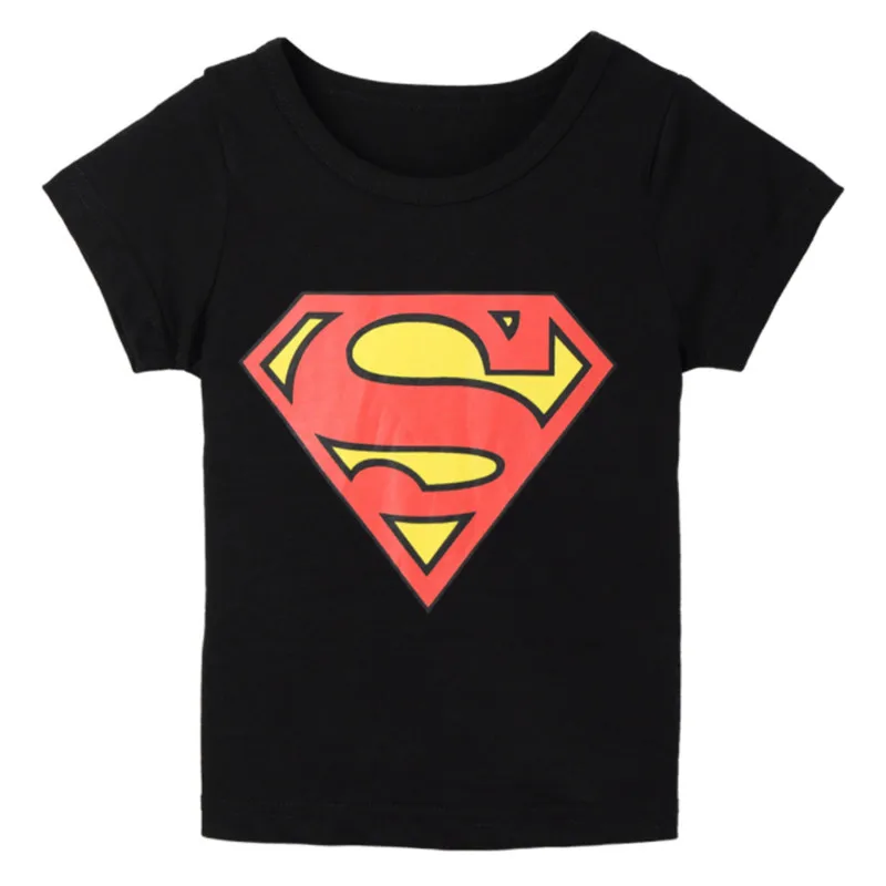 Футболка с супергероем и человеком-пауком для детей от 2 до 8 лет футболка для маленьких мальчиков футболки для мальчиков, топы, детские футболки летняя одежда для детей, подарки на день рождения - Цвет: K