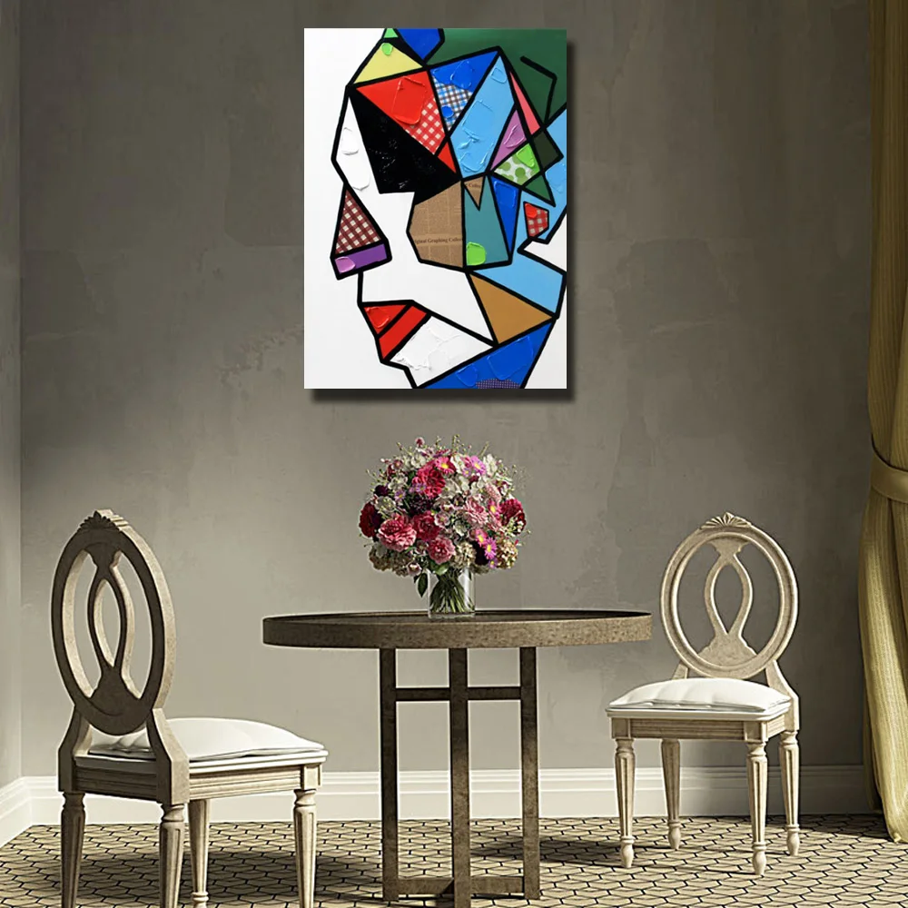 dining room fine art ideas abstract face wall art painting living room decorative fine pictures no framed on canvas decor in calligraphy from home dining room fine art ideas abstract face wall art painting living room decorative fine pictures no framed on canvas decor in calligraphy from home