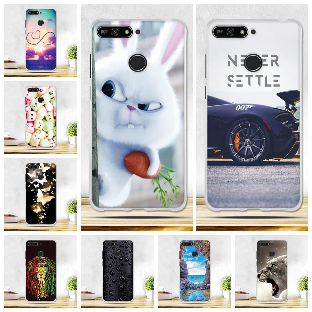 

Luxery Case For Huawei Y6 Prime 2018 Honor 7A Pro Case Soft Silicone Back Cover For Huawei Y6 2018 Cover Honor 7A Phone Cases