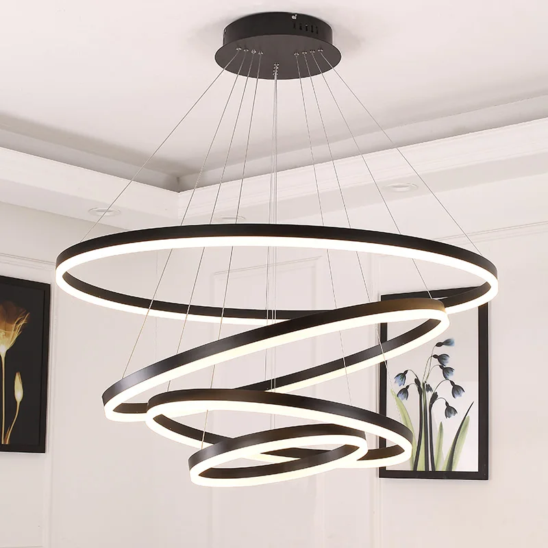 White/Black pendant lights for diningroom bedroom Smart home lighting suspension luminaire lamparas de techo colgante moderna White/Black pendant lights for diningroom bedroom Smart home lighting suspension luminaire lamparas de techo colgante moderna