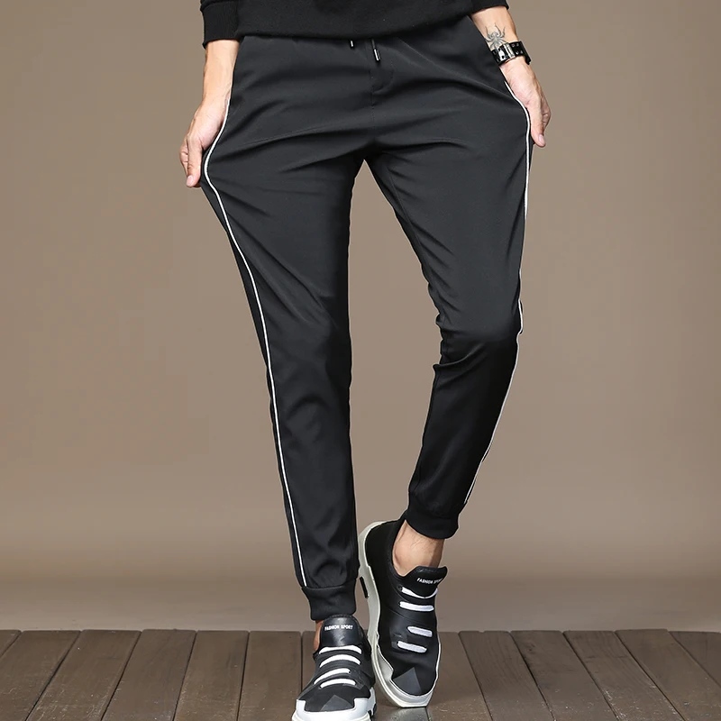 Men Pants Hip Hop Joggers Pants 2017 Male Trousers Mens Joggers Tactical Pants Solid Color Fashion Sweatpants Casual Clothing