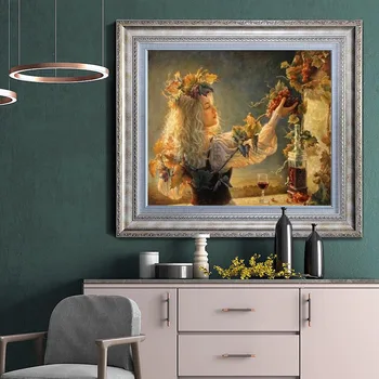 

Hand Painted Oil Paint "Food for the Spirit and the Soul" Canvas Painting For Home Wall Wedding Decoration Famous Painting