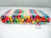Feather cartoon fruit Festival- Mixed Style Polymer Clay Nail Art Cane A_Grade 100pcs Nail Art Canes 4