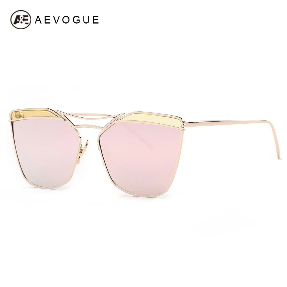 

AEVOGUE Sunglasses Women Brand Designer Sun Glasses Vintage Twin Beam Copper Frame Square Shades UV400 AE0392