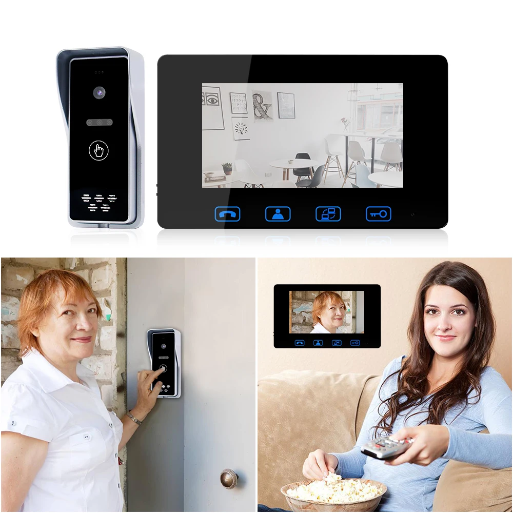 Цена Проводной видео телефон двери 7