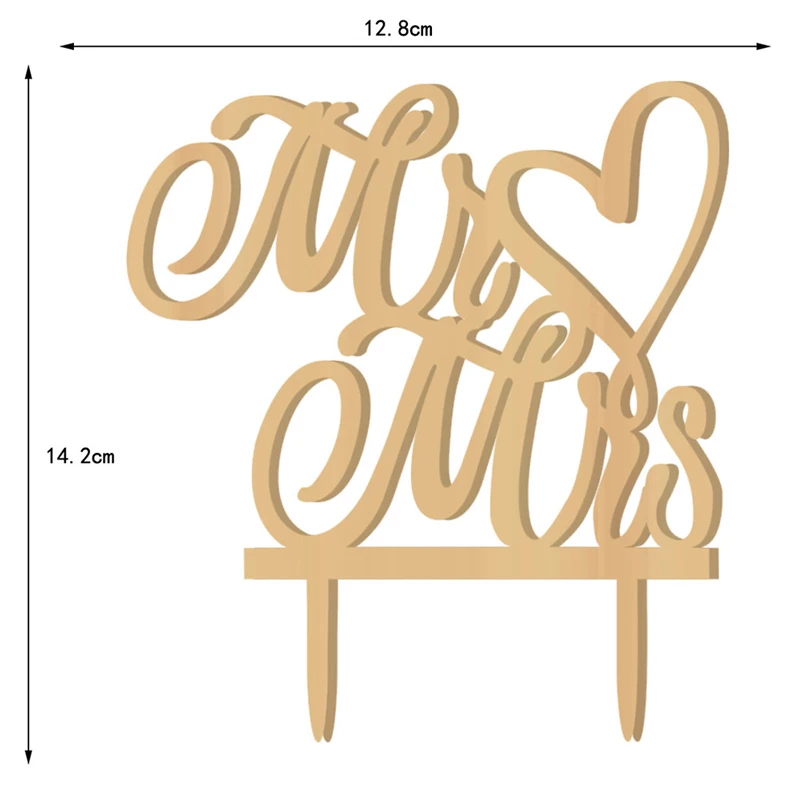 Горячая 1 шт. свадебный торт Топпер декоративные деревянные буквы зерна палочки для торта вечерние Свадебный Праздничный торт DIY подарки