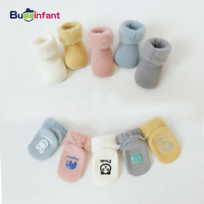 

winter socks baby newborn warm sock thicken infant socks slip-resistant indoor home slippers baby boys foot wear bebe socks boys