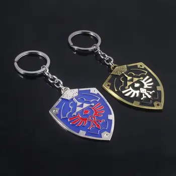 

20Pcs Wholesale The Legend of Zelda Keychain For Men Breath of the Wild Metal Key chain For Keys Men Car Women Bag Accessories