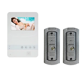 

Home Security 4.3"TFT Monitor LCD Video DoorPhone Intercom Waterproof Night Vision 700 TVL Camera w/t Waterproof Cover