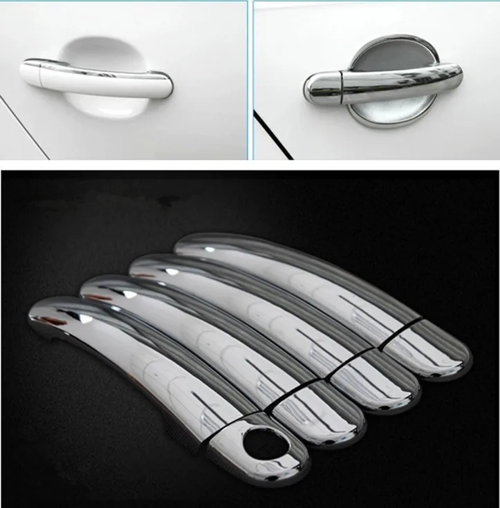 Для VW Tiguan 2009 2010 2011 2012 2013 2014 новая хромированная Автомобильная дверная ручка