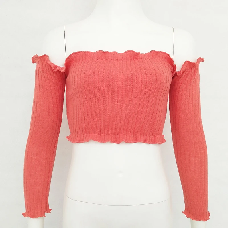 Футболка женская белая с длинным рукавом|fall tops|top toptops with sleeves |