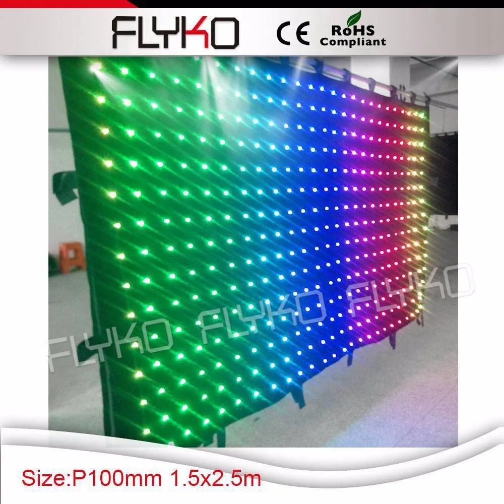 p10 led video curtain 9