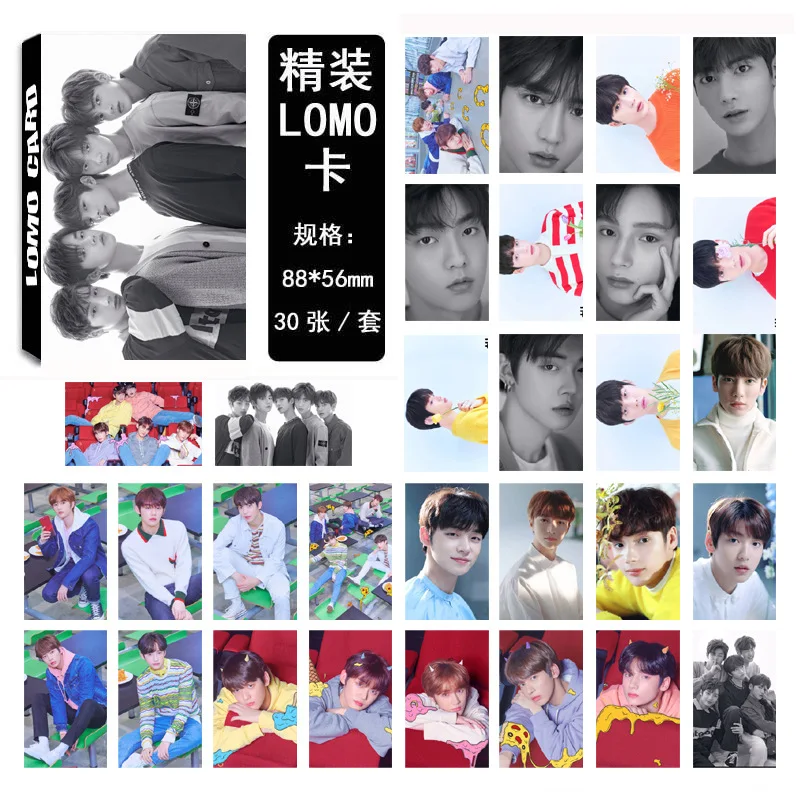 Новинка 30 шт./компл. KPOP TXT TOMORROW X TOGETHER Boys альбом корона Фотокарта ПВХ карты