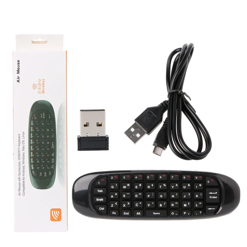 

2.4GHz Wireless Air Mouse Keyboard Remote Control For Smart TV Box PC Game Console