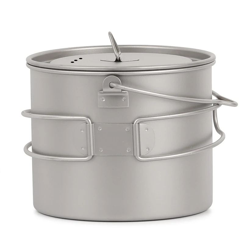 Rover camello 1.1L de titanio olla ultraligero al aire libre utensilios Camping Picnic olla 1100 ml con handel