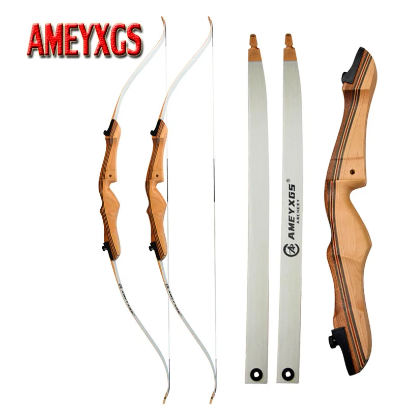 

1set 68inch Archery 16-38lbs Recurve Bow Youth Training Bow Traditional Wooden Hunting Bow For Right Hand Shooting Accessories