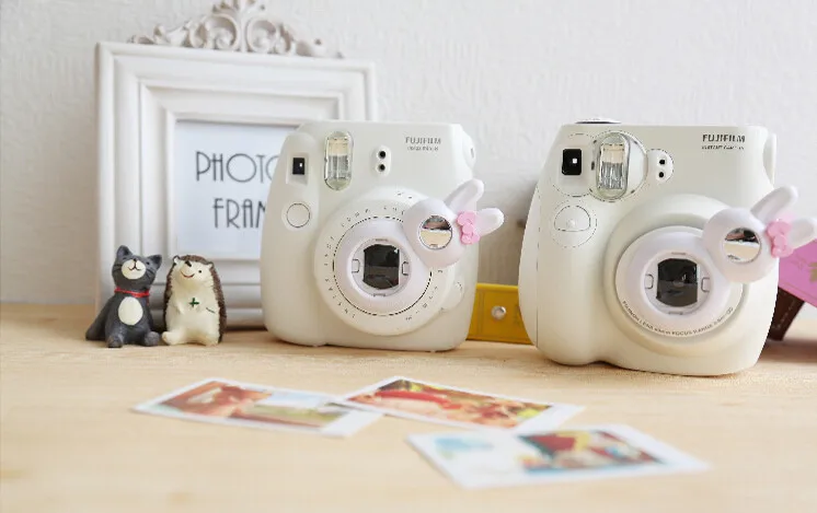 Камера FUJIFILM Instax Mini 8 Mini 7s Китти милый кролик стиль Автопортрет Зеркало крупным планом объектив селфи для мгновенной камеры