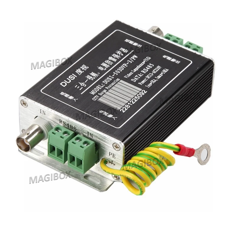 RS485 Power BNC аналоговый сигнал молния защита для CCTV|protection| |