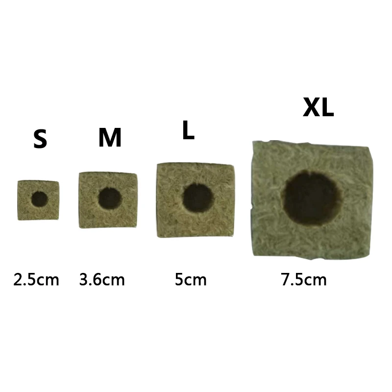 Многофункциональная вентиляционная практичная посадка Soilless сильное выращивание Rockwool куб гидропоники выращивание мини-блоков компресс база