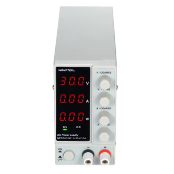 

DC Power Supply Adjustable Digital Lithium Battery Charging 30V 10A Switch Laboratory Power Supply Voltage Regulator