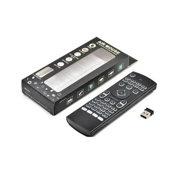 

MX3-L Air Mouse Backlight MX3-L Wireless Keyboard 2.4G Remote Control IR Learning Fly Air Mouse Backlit For Android TV Box PC