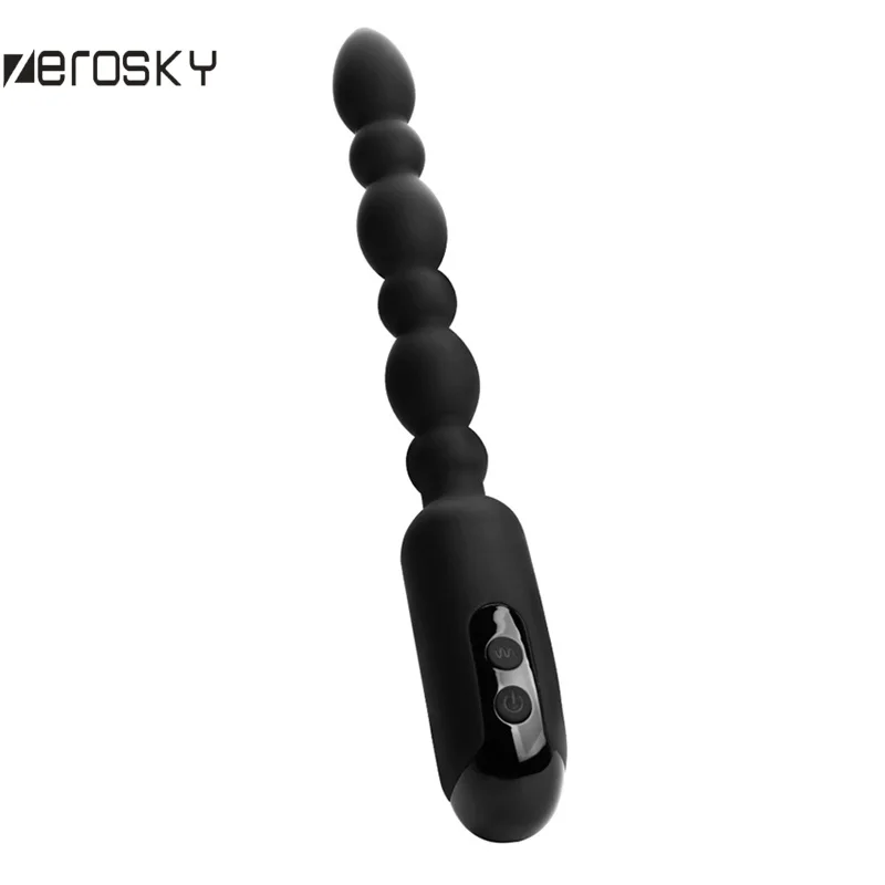 Zerosky USB зарядка Анальная пробка вибратор беспроводной пульт дистанционного