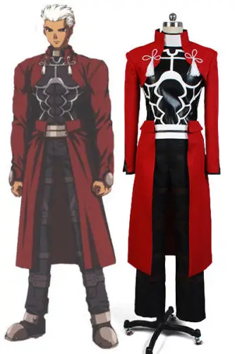 Аниме Fate/Stay Night Red Archer Unlimited Blade Works Emiya костюм для косплея Хэллоуина карнавальный |