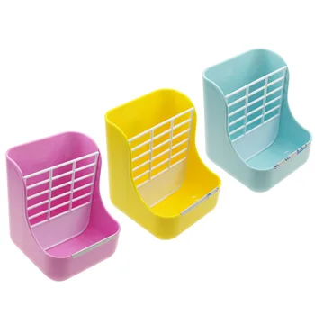 

1 pcs Two in one Feed grass food box Rabbit cage in farm animal Cages & accessories Pet rabbit feeding food box