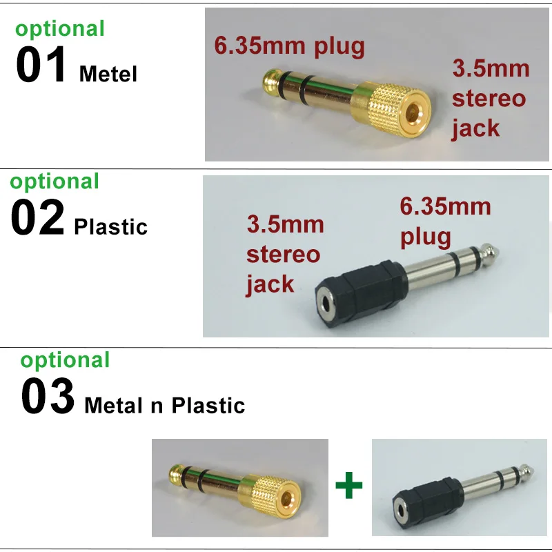 stereo-3-lines-earphone-wire6.35-to-4.5mm-plug-converter-connector-cable-3-segment-audio-3.5mm-to-6.35mm-optional
