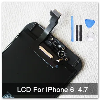 100% AAA quality Replacement For iphone 6 LCD 4.7 inch display + Screen Digitizer Assembly black NO Dead Pixel
