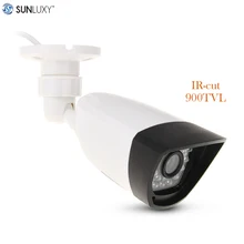 SUNLUXY Камеры ВИДЕОНАБЛЮДЕНИЯ 900TVL 1/4 »CMOS ик-cut Ночного Видения Водонепроницаемая Камера Видеонаблюдения Пуля Открытый Видеокамера 30 М
