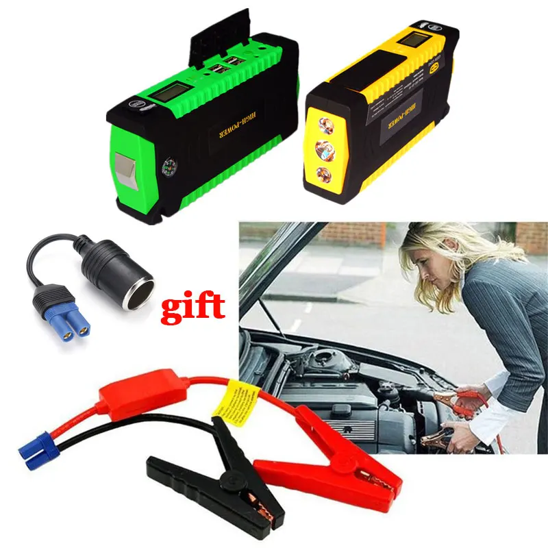 

New Car Jump Starter Charger For Car Battery Booster Buster Starting Device Petrol Diesel 12V 600A Pack Power Bank Portable
