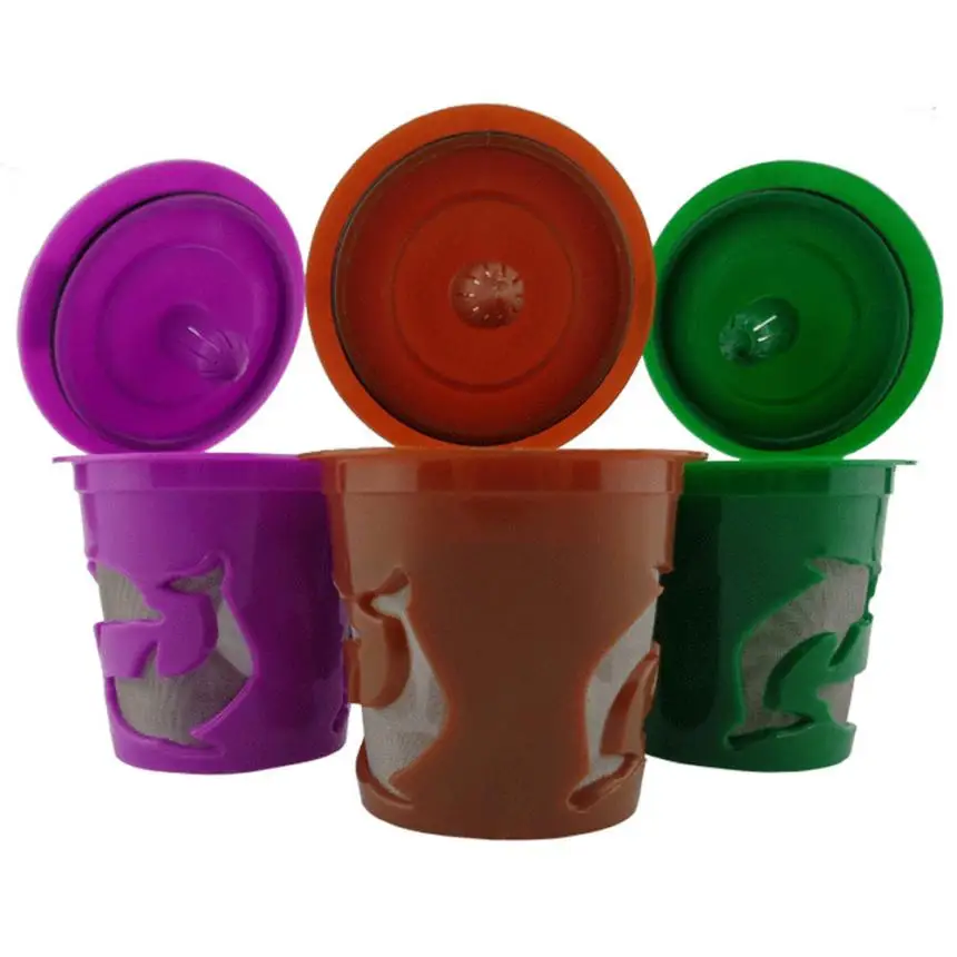 

1pc Sweet Taste Coffee Capsule Filter Plastic Spoon Rechargeable Coffee Capsules Reusable Compatible For Nescafe Dolce Gusto