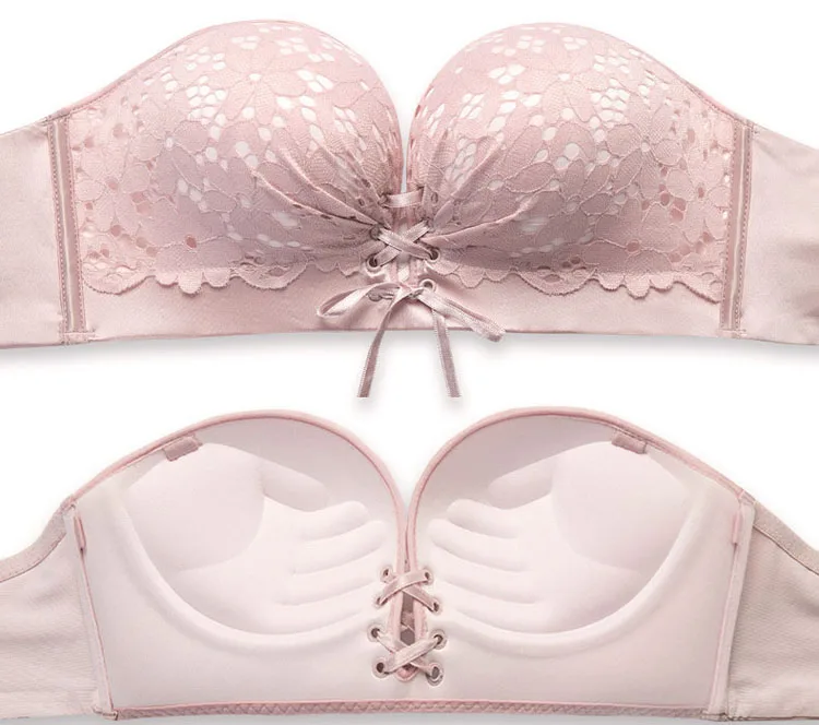Strapless Bra Push Up Sexy Lace Bra Strapless Bralette Lace Bralette Top Invisible Bra Cotton Wire Free 3 