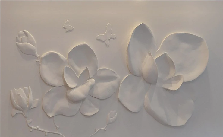 Moderno Personalizado 3d Flor Wallpaper Foto Mural No Tejido