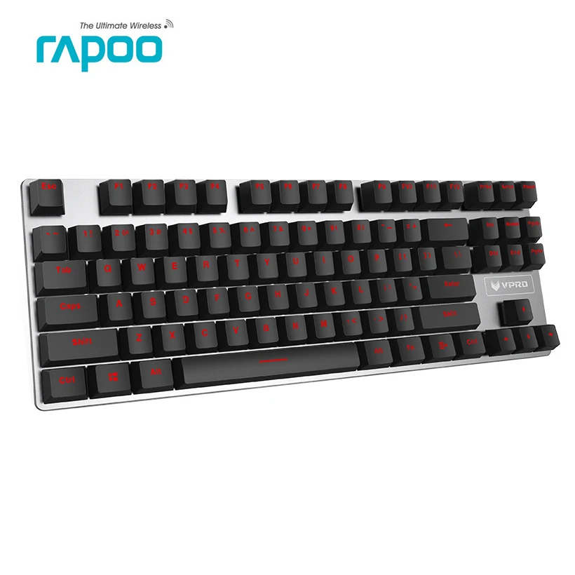 Rapoo v500 сплава версия механическая игровая клавиатура с 1.8 м usb кабель для рабочего