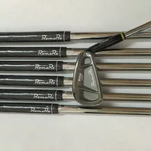 RomaRo Ray MC Железный набор черный RomaRo Golf кованые железные клюшки для гольфа 456789Pw(7 шт.) R/S гибкий стальной/графитовый Вал с головным покрытием