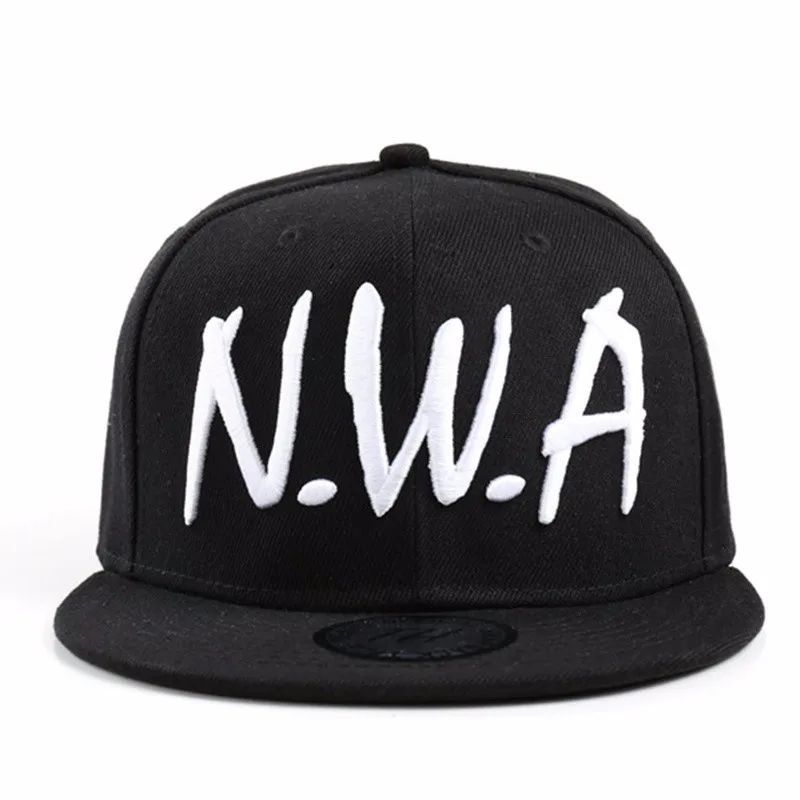 Voron Новинка Комптон хип-хоп рэппер Snapback Спорт Бейсбол Кепки Винтаж черный NWA письмо гангста хип-хоп Hat