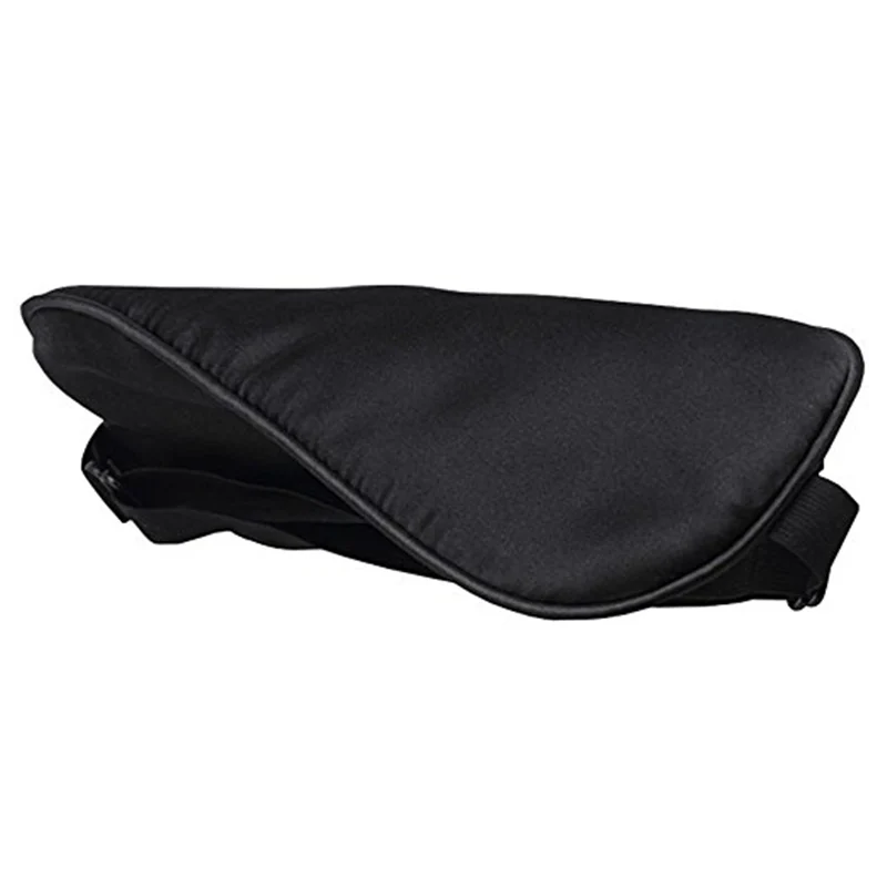 100% Pure Silk Sleep Eye Mask Grade Quality Silk Eye Cover Shade Soft Blindfold Travel Relax Aid Adjustable