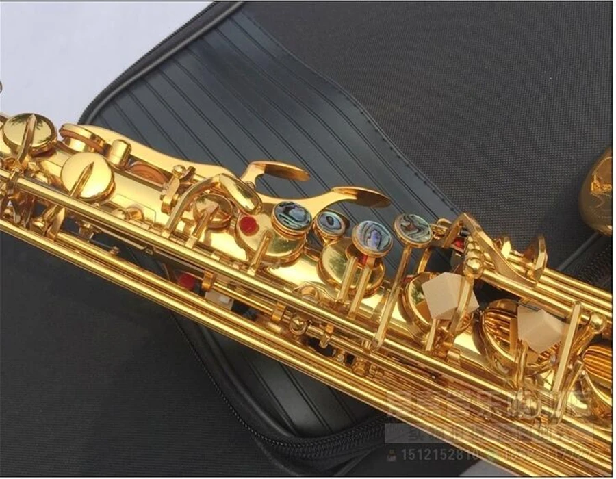 E flat alto saxophone sax musical instrument Salma 803 gold