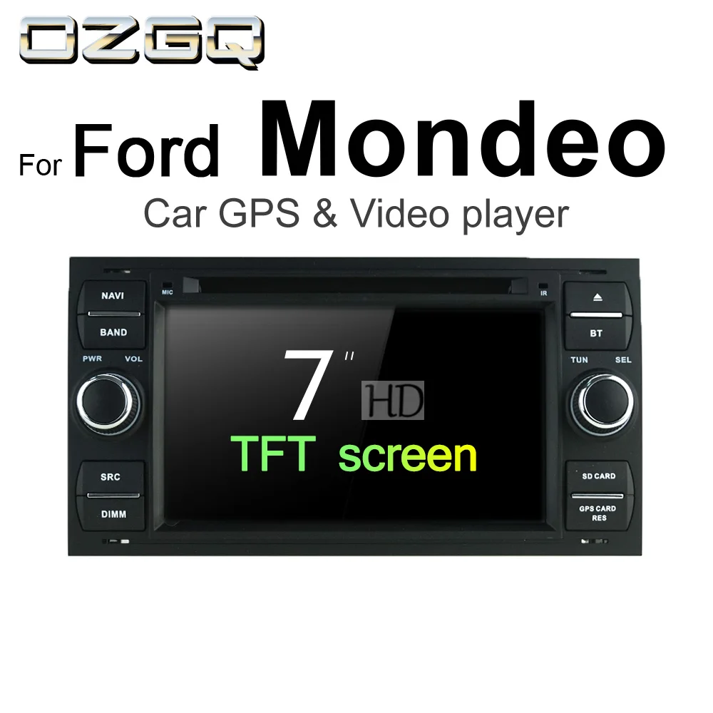 OZGQ Android 7 1 Автомобильный DVD плеер для Ford Mondeo 2000 2007 экран Авто GPS навигация Bluetooth