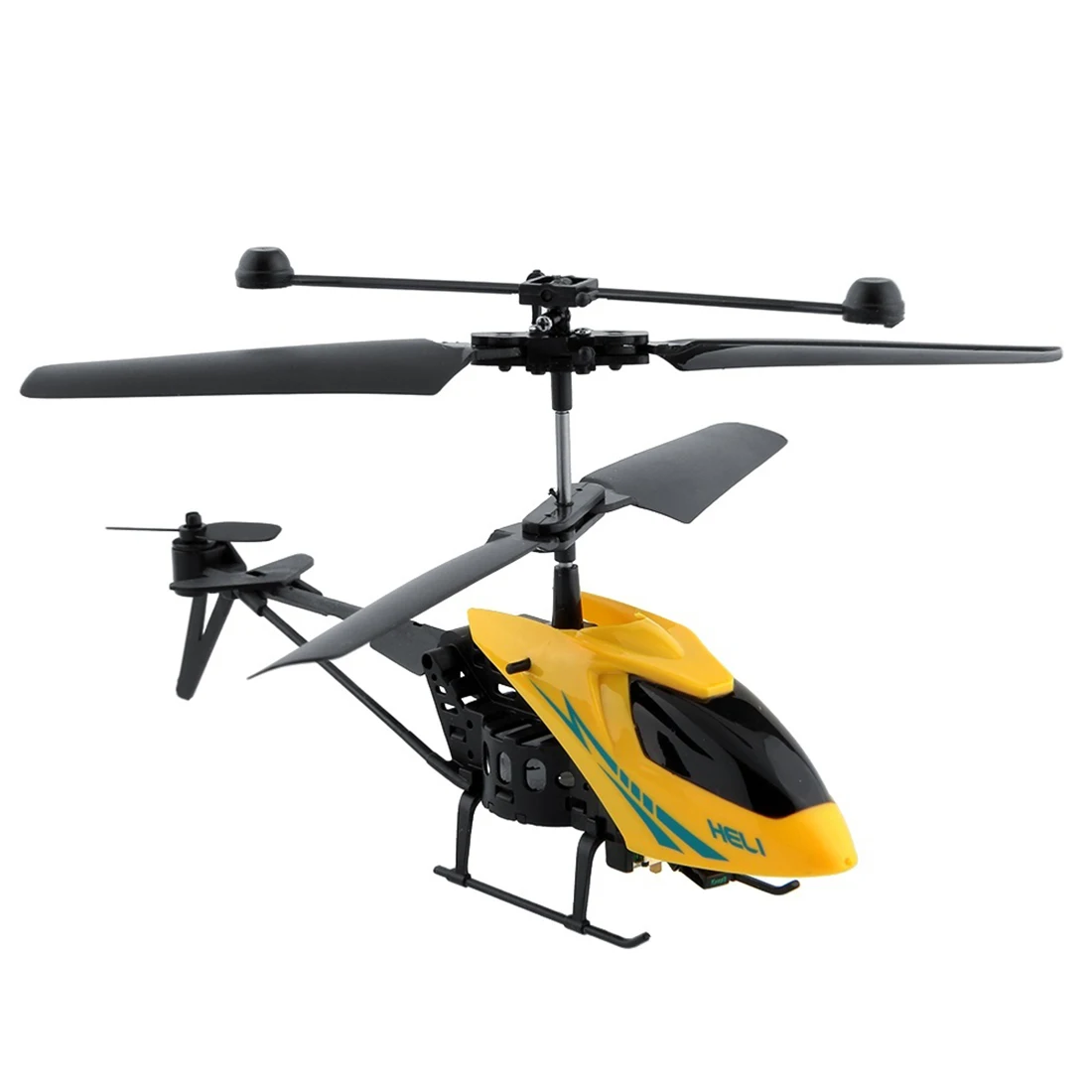 

MJ Shatter Resistant Radio Remote Control Aircraft 2.5CH I/R Quadcopter RC Helicopter Kids Gifts Yellow
