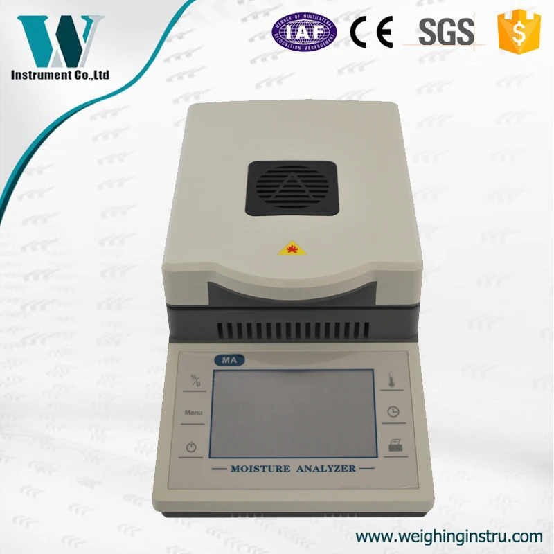 110g 0.01 professional Halogen Moisture Meter PC Plastic PE grain Chemicals Moisture Analyzer