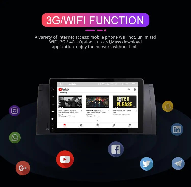 Sale Besina 9 Inch Android 9.0 Car Radio For BMW E53 X5 E39 GPS Navigation Wifi Multimedia Player Bluetooth Autoaudio Stereo One Din 6